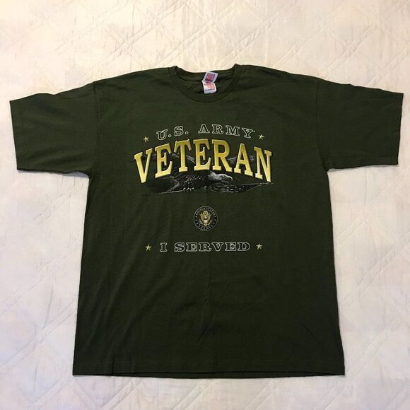 U.S. Army Veteran green T shirt‎ XL - Picture 1 of 4